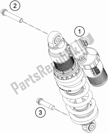 Todas as partes de Amortecedor do KTM Freeride E-XC EU 0 2020