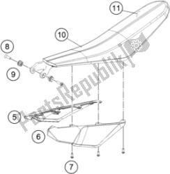 tanque, asiento