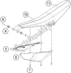 tanque, asiento