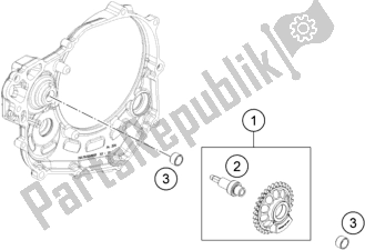 Alle onderdelen voor de Balansas van de KTM MC 450F EU 2021