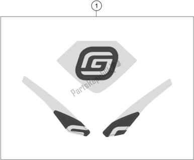 All parts for the Decal of the KTM MC 85 19/ 16 EU 2021