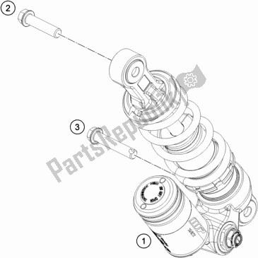 Toutes les pièces pour le Amortisseur du KTM MC-E 5 EU 0 2021