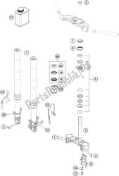 FRONT FORK, TRIPLE CLAMP