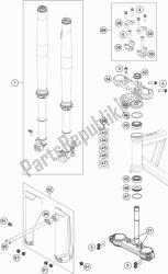 FRONT FORK, TRIPLE CLAMP