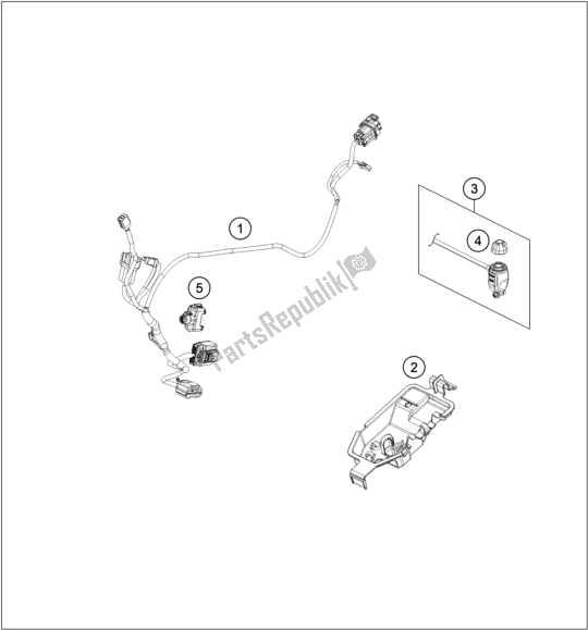 Toutes les pièces pour le Faisceau De Câblage du KTM SX-E 5 EU 0 2020