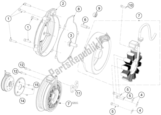 All parts for the Ignition System of the KTM TXT Racing 125 EU 2021