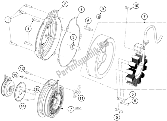 Toutes les pièces pour le Système De Mise à Feu du KTM TXT Racing 125 US 2020