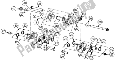 Toutes les pièces pour le Liaison De Levier Pro du KTM TXT Racing 125 US 2020