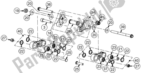 Alle onderdelen voor de Pro Hefboom Koppeling van de KTM TXT Racing 125 US 2021