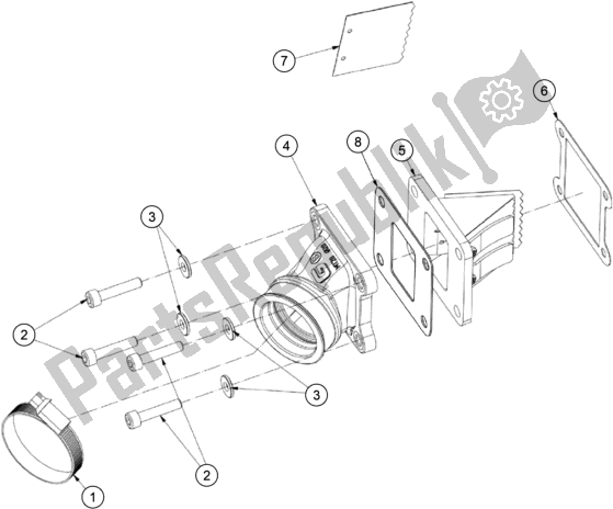 Toutes les pièces pour le Boîtier De Valve De Roseau du KTM TXT Racing 250 EU 2020