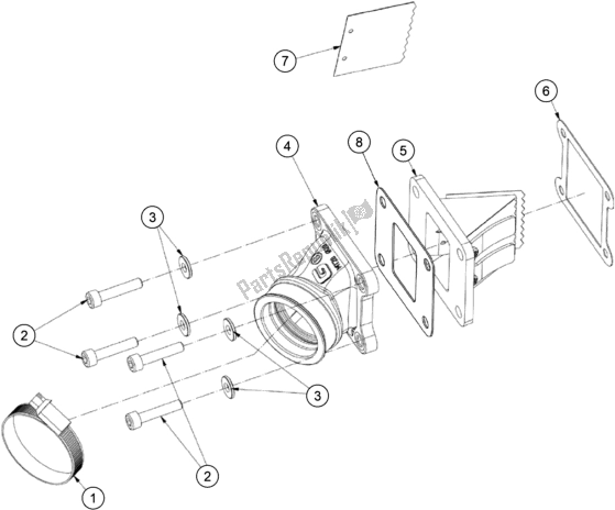 Toutes les pièces pour le Boîtier De Valve De Roseau du KTM TXT Racing 250 US 2020