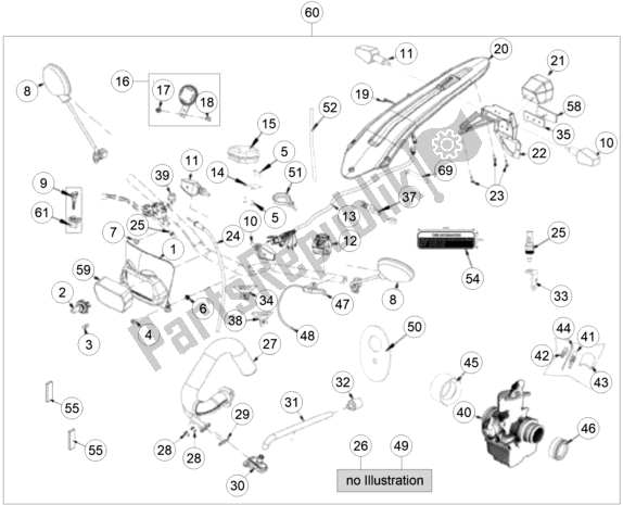 All parts for the Other #1 of the KTM TXT Racing 280 EU 2020