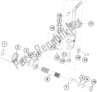 Wszystkie części do Kick Starter KTM TXT Racing 280 EU 2021