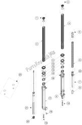 forcella anteriore smontata