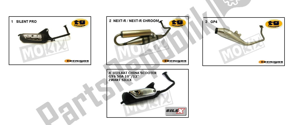 All parts for the Exhaust of the Kymco Agility 10 4T 50 2000 - 2010