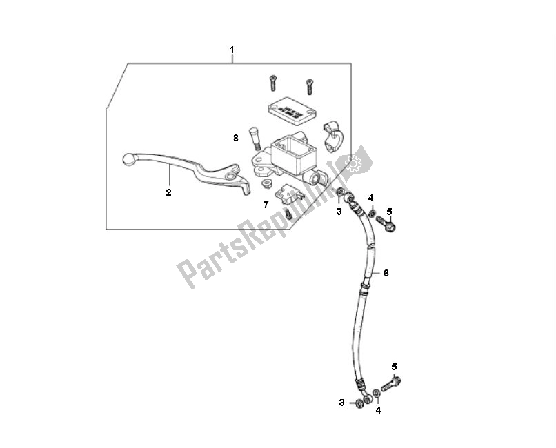 Toutes les pièces pour le Voorrem du Kymco Agility 12 4T ALL Models 50 2000 - 2010