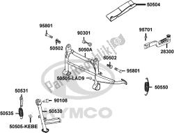 F15 - Stand/ Kick Starter Arm