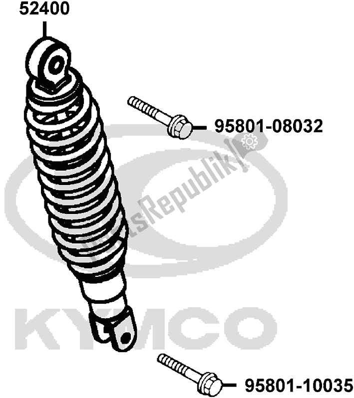 All parts for the F16 - Rear Cushion of the Kymco KN 25 BE AU -Agility Carry 125 25125 2017