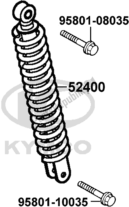 All parts for the F17 - Rear Cushion of the Kymco SF 10 EA AU -YUP 50 1050 2005