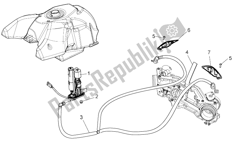 Toutes les pièces pour le Réserve De Carburant du Moto-Guzzi Stelvio 1200 NTX ABS 2009