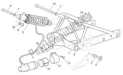Swing arm and rear shock absorber
