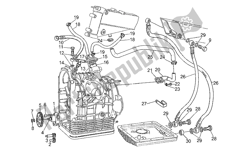 Todas las partes para Bomba De Aceite de Moto-Guzzi Daytona RS 1000 1997