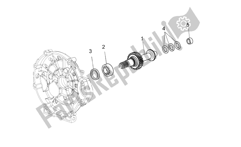 All parts for the Clutch Shaft of the Moto-Guzzi Griso 1200 8V 2007