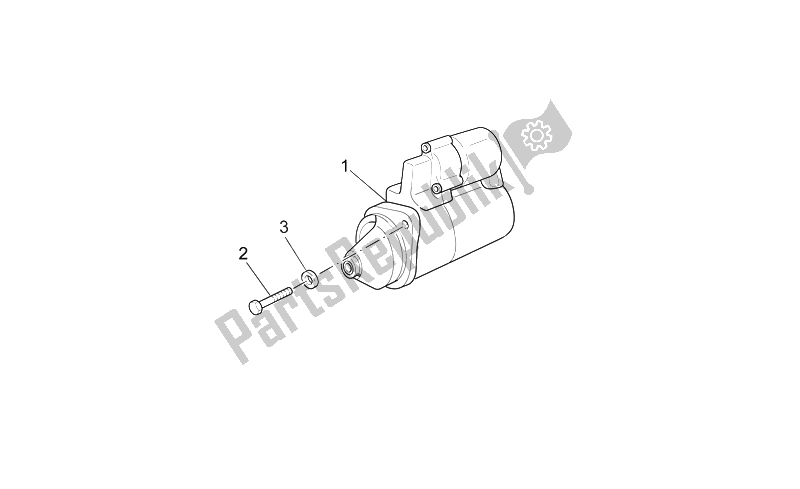 Alle onderdelen voor de Startmotor van de Moto-Guzzi V7 II Stone ABS 750 2015