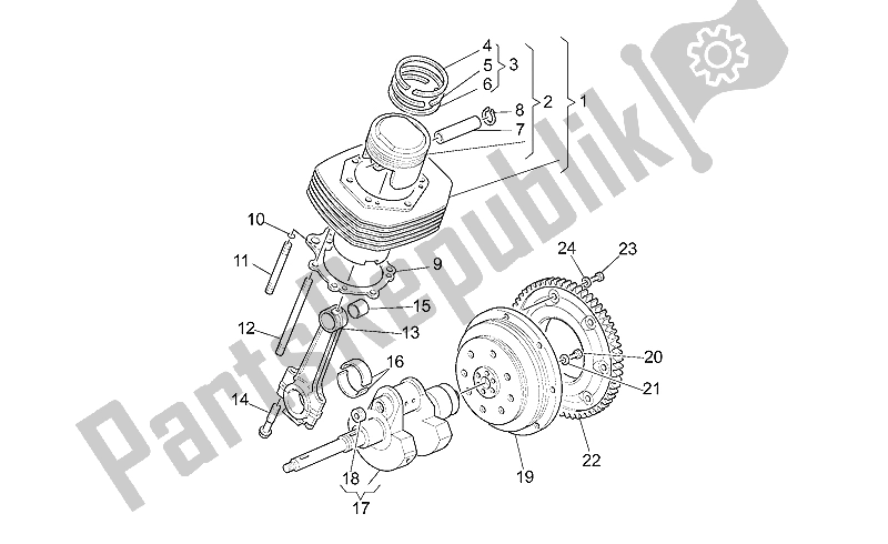 Todas las partes para Eje De Accionamiento de Moto-Guzzi V 11 LE Mans Sport Naked 1100 2001