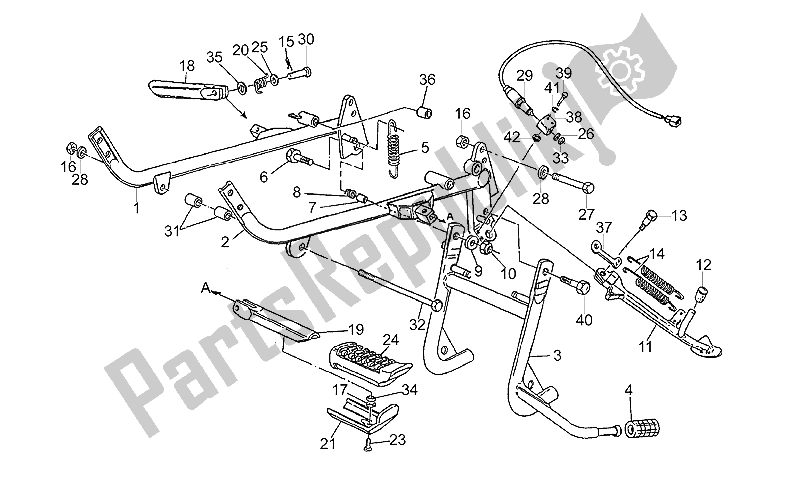 Todas las partes para Stands de Moto-Guzzi Nevada Club 750 1998