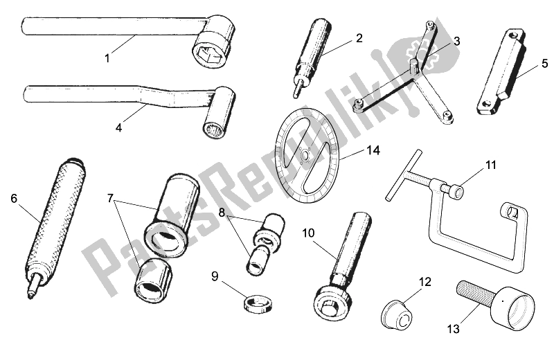 Alle onderdelen voor de Specifieke Tools Ii van de Moto-Guzzi Nevada 750 S 2010