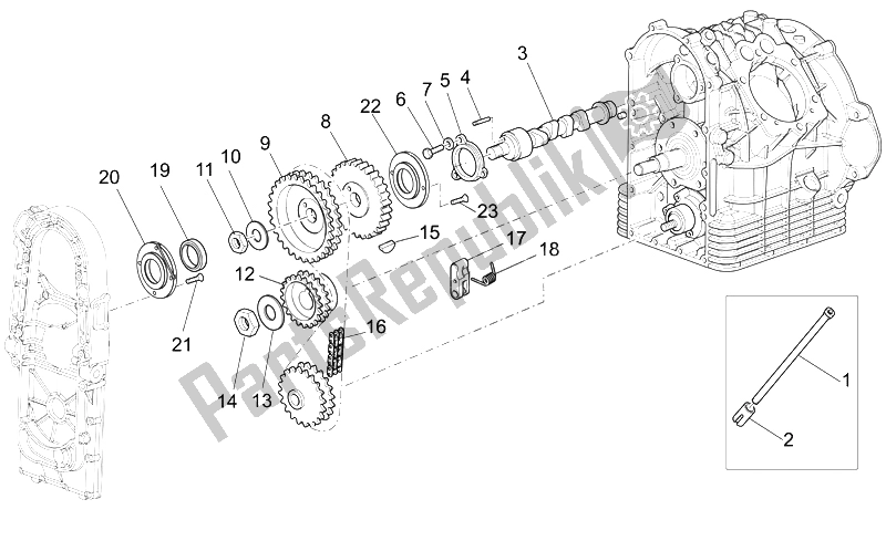 Toutes les pièces pour le Système De Chronométrage du Moto-Guzzi Griso V IE 1100 2005