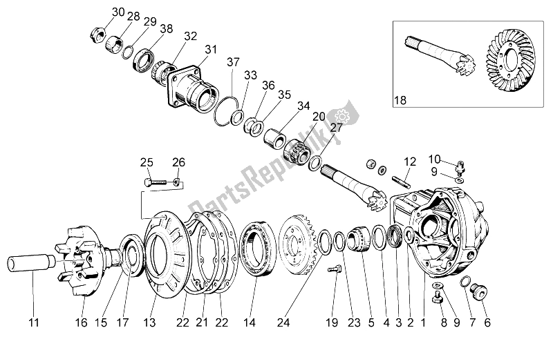 Toutes les pièces pour le Transmission Terminée Ii du Moto-Guzzi V7 II Racer ABS 750 2015