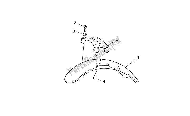 Tutte le parti per il Corpo Anteriore - Parafango Anteriore del Moto-Guzzi V7 II Special ABS 750 2015