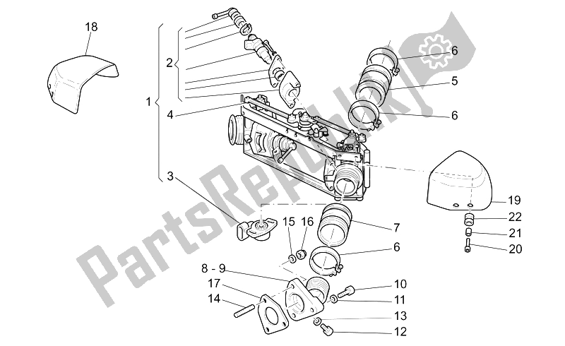 Todas las partes para Cuerpo Del Acelerador de Moto-Guzzi California EV Touring PI 1100 2002