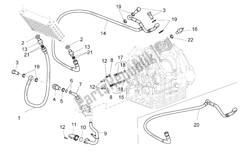 Toutes les pièces pour le Lubrification du Moto-Guzzi Stelvio 1200 2008