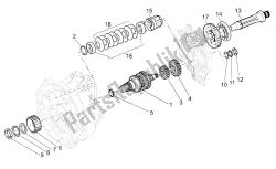 Primary gear shaft