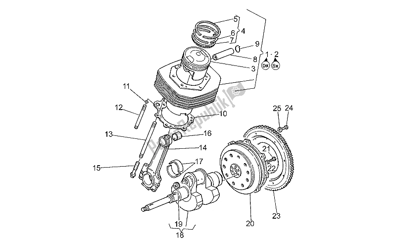 Toutes les pièces pour le Arbre De Transmission du Moto-Guzzi Sport Corsa 1100 1998