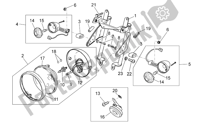 Toutes les pièces pour le Feux Avant du Moto-Guzzi V7 Special 750 2014