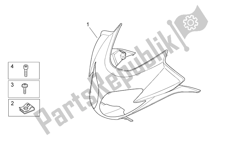 All parts for the Front Body I of the Moto-Guzzi Norge 1200 IE 8V Polizia Stradale 2014