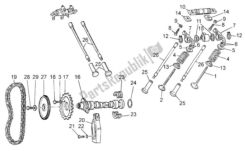 Todas las partes para Sistema De Cronometraje de Moto-Guzzi Nevada Classic IE 750 2009