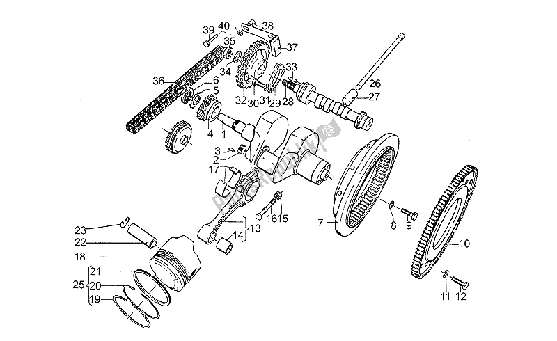 Toutes les pièces pour le Arbre De Transmission du Moto-Guzzi 850 T5 III Serie Civile 1985