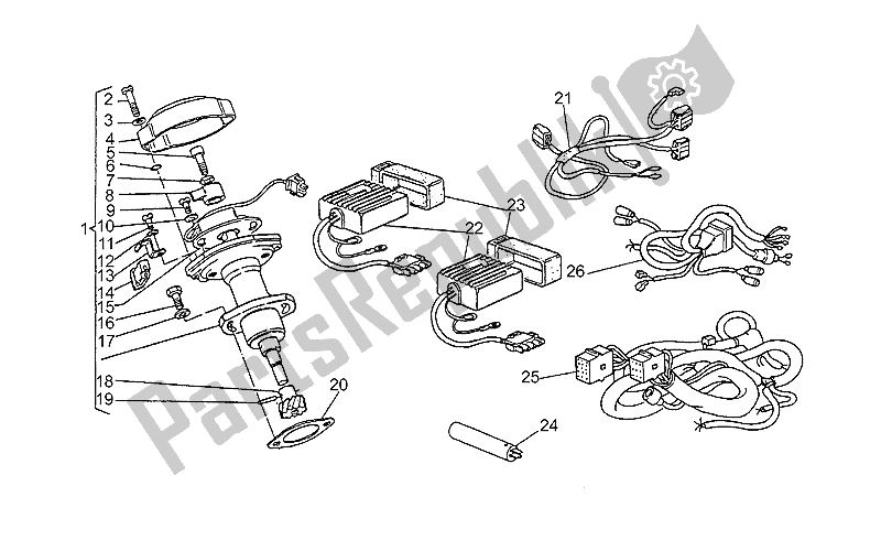 Tutte le parti per il Unità Di Accensione 1991-d del Moto-Guzzi S 1000 1989