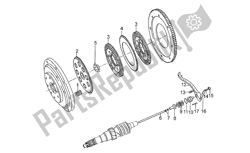 Tutte le parti per il Frizione del Moto-Guzzi SP III 1000 1989