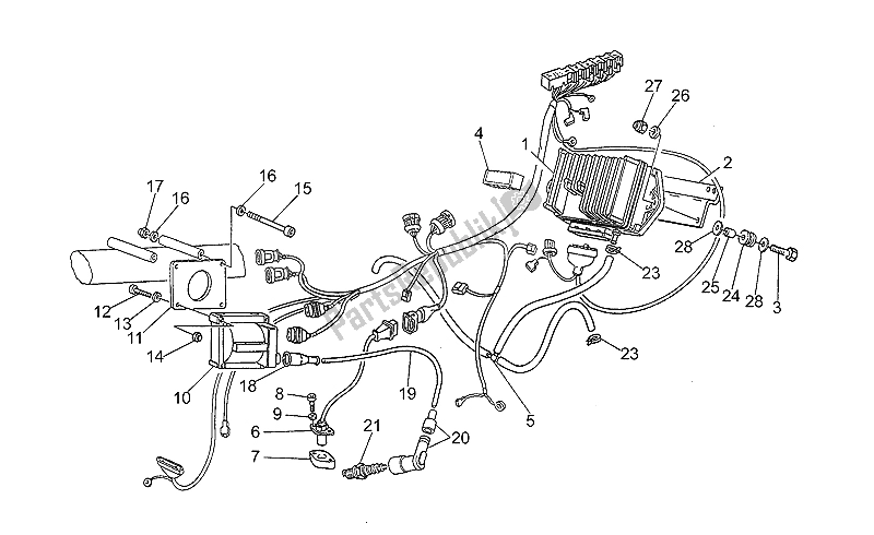 Toutes les pièces pour le Allumage Digiplex du Moto-Guzzi V 50 PA 500 1992