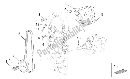 Tutte le parti per il Generatore Di Corrente del Moto-Guzzi Stelvio 1200 8V STD NTX 2011