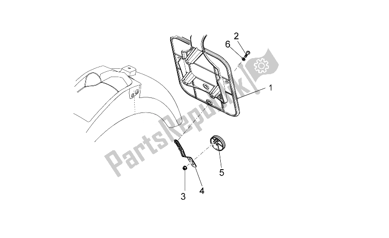 All parts for the Rear Body - Rear Handle of the Moto-Guzzi Nevada 750 S 2010