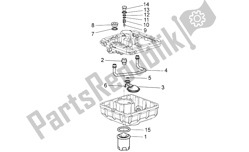 All parts for the Oil Filters of the Moto-Guzzi Griso 1200 8V 2007