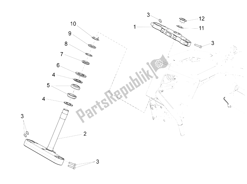 Todas las partes para Direccion de Moto-Guzzi Audace 1400 2015