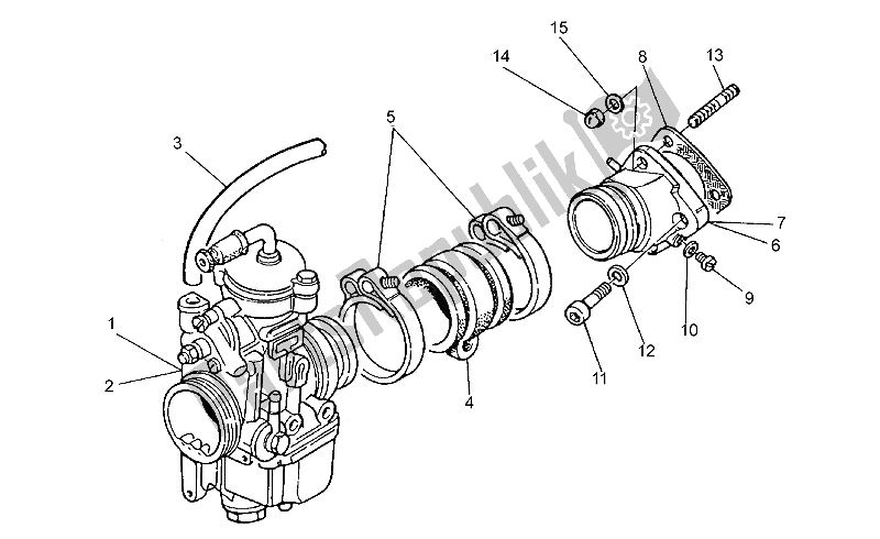 Todas las partes para Suministro De Combustible de Moto-Guzzi California 1100 1994